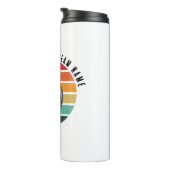 Benutzerdefinierter Retro-Bowling-Buttone Team- un Thermosbecher (Nach rechts gedreht)