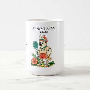 Benutzerdefinierter Retro-Cockatoo-Junior-Padel-Cl Kaffeetasse