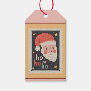 Benutzerdefinierter Retro-Papierstempel Weihnachte Geschenkanhänger