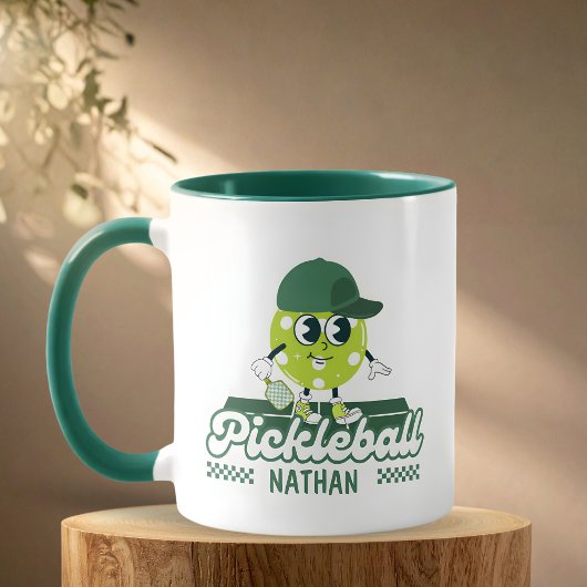 Benutzerdefinierter Retro-Pickleball-Modus Tasse
