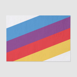 Benutzerdefinierter Retro-Streifen Modern Minimal Seidenpapier