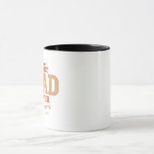 Benutzerdefinierter Retro Tasse Bester Papa Aller (Zentrum)