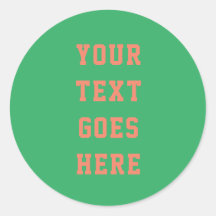 Benutzerdefinierter Retro-Textaufkleber - Bearbeit