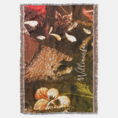 Benutzerdefinierter Retro-Vintage-Patchwork-Sticke Decke (Vorderseite Vertikal)