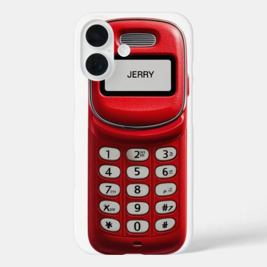 Benutzerdefinierter Retroush-Button Handy Case-Mate iPhone Hülle (Rückseite)