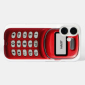 Benutzerdefinierter Retroush-Button Handy Case-Mate iPhone Hülle (Rückseite (Horizontal))