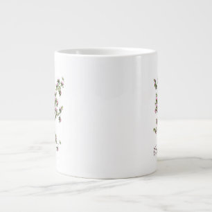 Benutzerdefinierter Rhododendron-Blumengarten Jumbo-Tasse