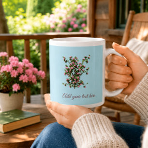 Benutzerdefinierter Rhododendron-Blumengarten Jumbo-Tasse