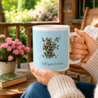 Benutzerdefinierter Rhododendron-Blumengarten Jumbo-Tasse