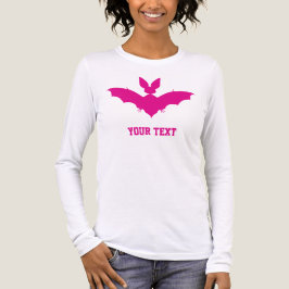 Benutzerdefinierter Rosa Fledermaus Süßer Goth Nam Tri-Blend Shirt
