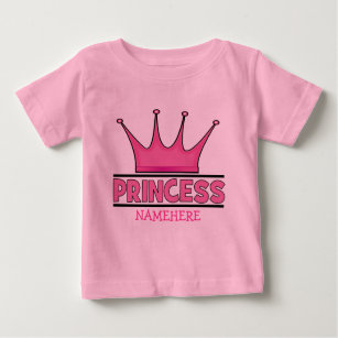 Benutzerdefinierter rosa Princess-T - Shirt