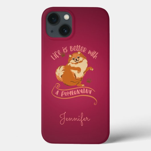 Benutzerdefinierter rosa Spitz Lover Case-Mate iPhone Hülle (Rückseite)