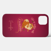 Benutzerdefinierter rosa Spitz Lover Case-Mate iPhone Hülle (Rückseite (Horizontal))