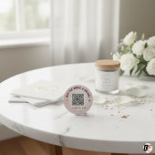 Benutzerdefinierter Roségold-QR-Code "Kauf der Bra Button