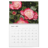 Benutzerdefinierter Rosenkalender Kalender (Mär 2027)
