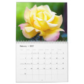 Benutzerdefinierter Rosenkalender Kalender (Feb 2027)