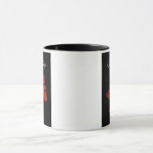Benutzerdefinierter roter Schmetterling Tasse (Zentrum)
