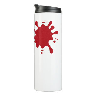 Benutzerdefinierter roter Splash-Thermal-Becher 16 Thermosbecher