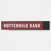 Benutzerdefinierter Roter Western Stallplatte Türschild (Vorderseite )