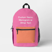 Benutzerdefinierter Rucksack billiger als Schlicht (Vorderseite)