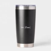 Benutzerdefinierter Sarkastischer Perfekter Verrüc Thermobecher (Rückseite)