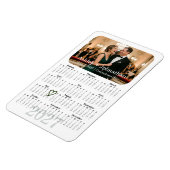 Benutzerdefinierter Save-the-Date-Foto-Magnet 2027 Magnet (Linke Seite)
