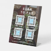 Benutzerdefinierter Scan des QR-Codes für das dunk Sockelschild (Vorderseite)