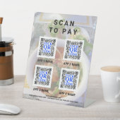 Benutzerdefinierter Scan für Business QR-Code Foto Sockelschild (In SItu)