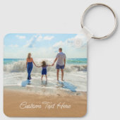 Benutzerdefinierter Schlüsselanhänger für Foto mit (Rückseite)