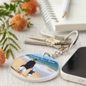 Benutzerdefinierter Schlüsselanhänger für Foto mit (Vorderseite rechts)