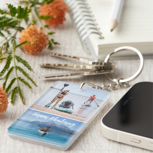 Benutzerdefinierter Schlüsselanhänger mit 5-Fotoma (Vorderseite rechts)
