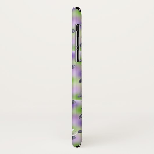 Benutzerdefinierter Schmetterling iPhone x Fall Case-Mate iPhone Hülle (Hinten/Links)