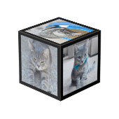 Benutzerdefinierter Schreibtisch für das Square Fo Würfel (Rückseite Schrägansicht)