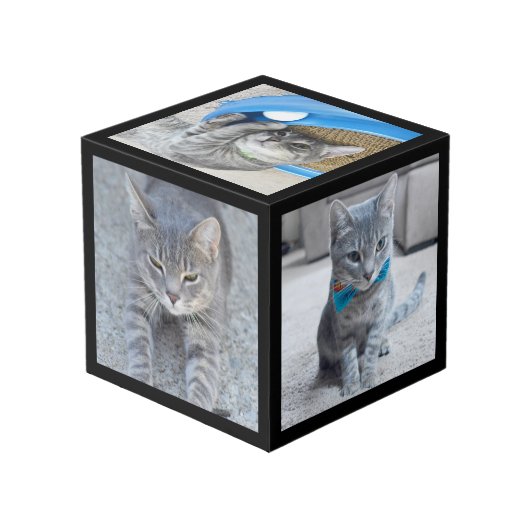 Benutzerdefinierter Schreibtisch für das Square Fo Würfel (Rückseite Schrägansicht)