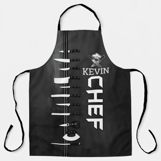 Benutzerdefinierter Schürze KOCH mit Personalisier (Vorderseite)