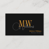 Benutzerdefinierter Schwarz-, Gold-, Grau- und QR- Visitenkarte (Vorderseite)