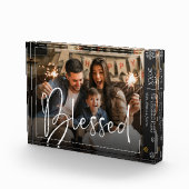 Benutzerdefinierter Schwarz-Weiß-Foto Fotoblock (Rechts)