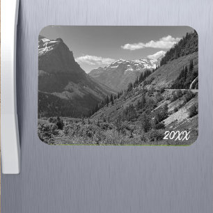 Benutzerdefinierter Schwarz-Weiß-Foto-Kühlschrank Magnet