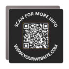 Benutzerdefinierter Schwarz-weißer QR-Code / Große