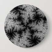 Benutzerdefinierter schwarzer Rauch-Speckle-Knopf Button (Vorderseite)