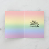 Benutzerdefinierter schwuler Geburtstag Karte (Innenseite)