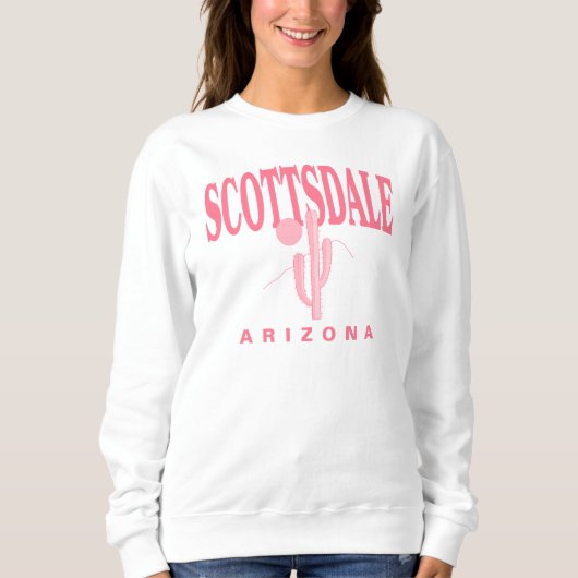 Benutzerdefinierter Scottsdale-Junggeselinnen-Absc Sweatshirt (Vorderseite)