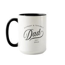 Benutzerdefinierter Script-Vater Tasse Vatertag Sc