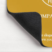 Benutzerdefinierter Senf Förderunternehmen Geschäf Mousepad (Ecke)