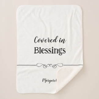 Benutzerdefinierter Sherpa-Blanken mit Name und Me Sherpadecke