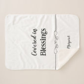 Benutzerdefinierter Sherpa-Blanken mit Name und Me Sherpadecke (Vorderseite (Horizontal))