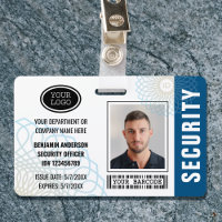 Benutzerdefinierter Sicherheitsbeauftragter ID-Fot