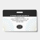 Benutzerdefinierter Sicherheitsschutz ID Foto Schw Ausweis (Back)