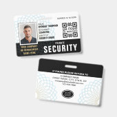 Benutzerdefinierter Sicherheitsschutz ID Foto Schw Ausweis (Front & Back)