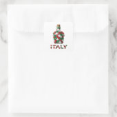 Benutzerdefinierter Silber ITALY Craft Aufkleber (Tasche)